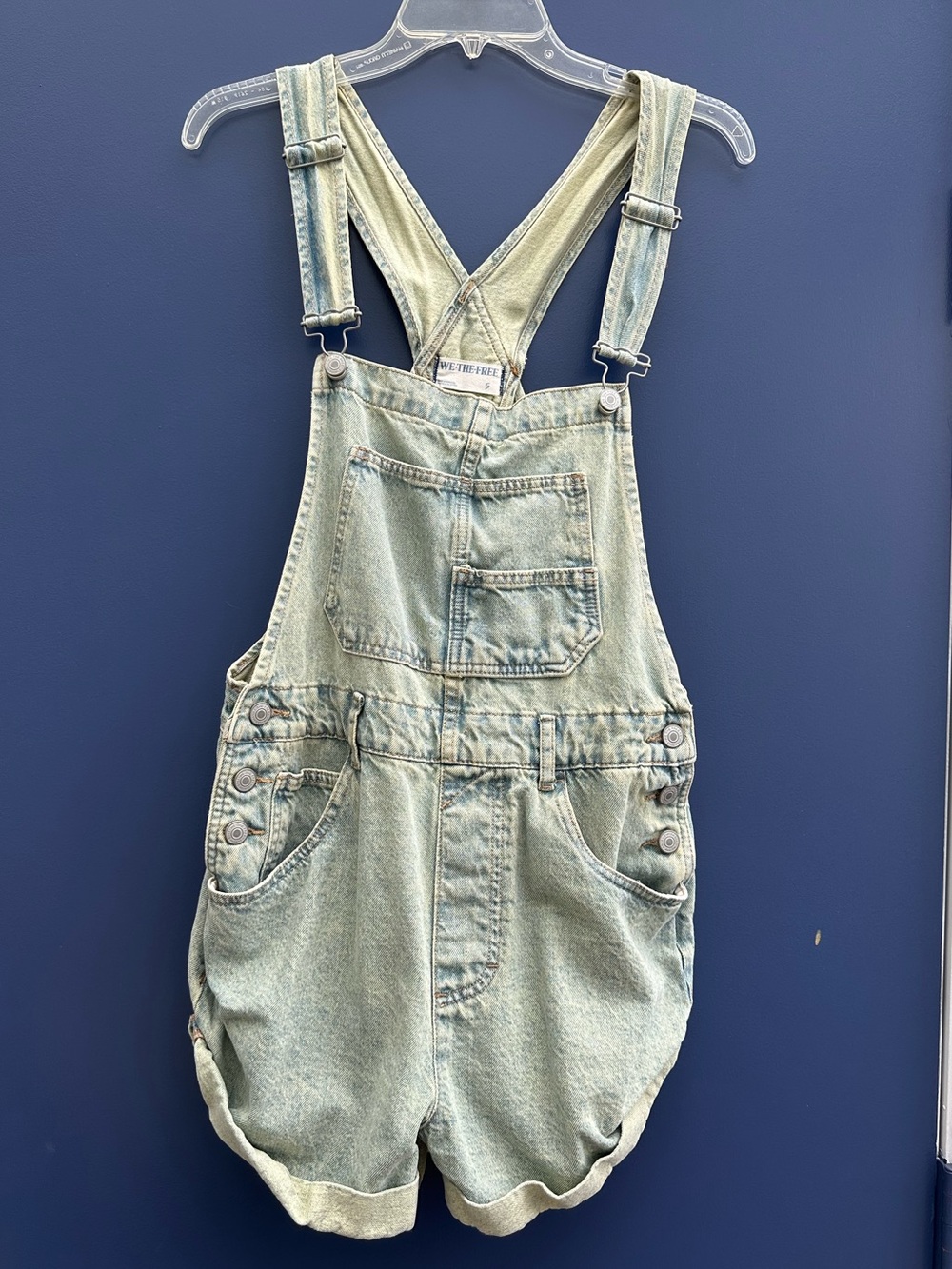 Free People We The Free Ziggy Shortall — Size Small / rare wash color / EUC